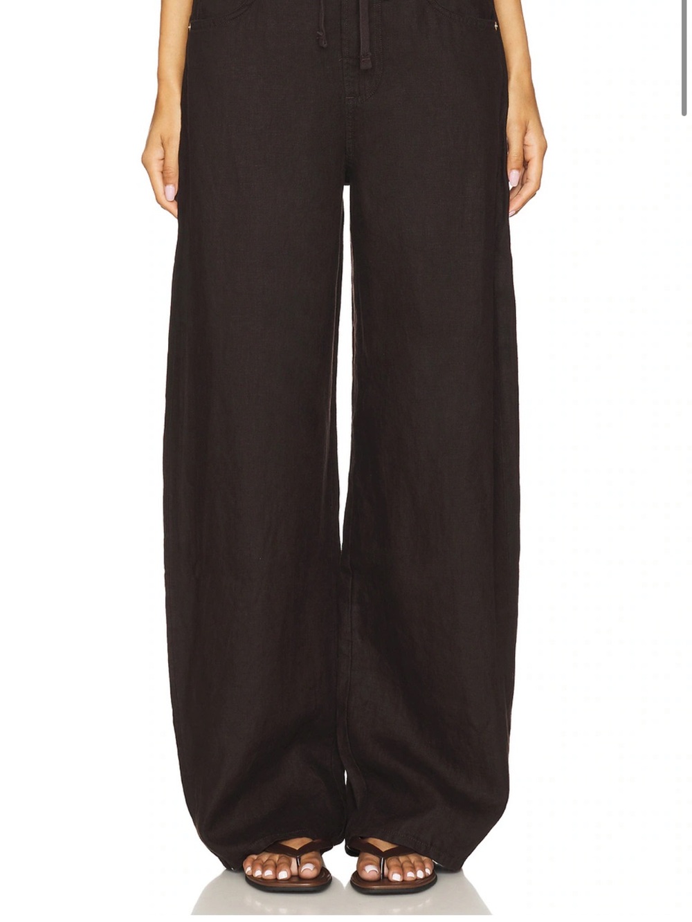 NWOT Brynn Drawstring Trouser in ChocolateCitizens of Humanity size 27
$298